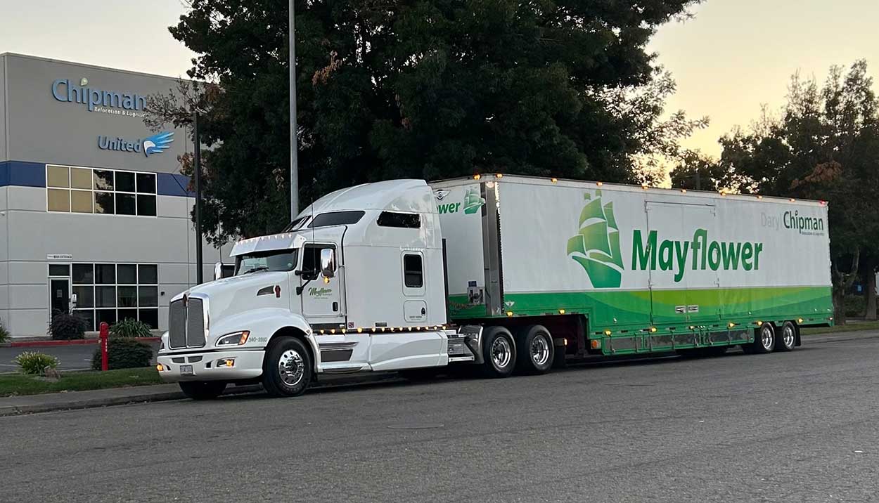 Chipman Relo Drivers Mayflower Moving Van